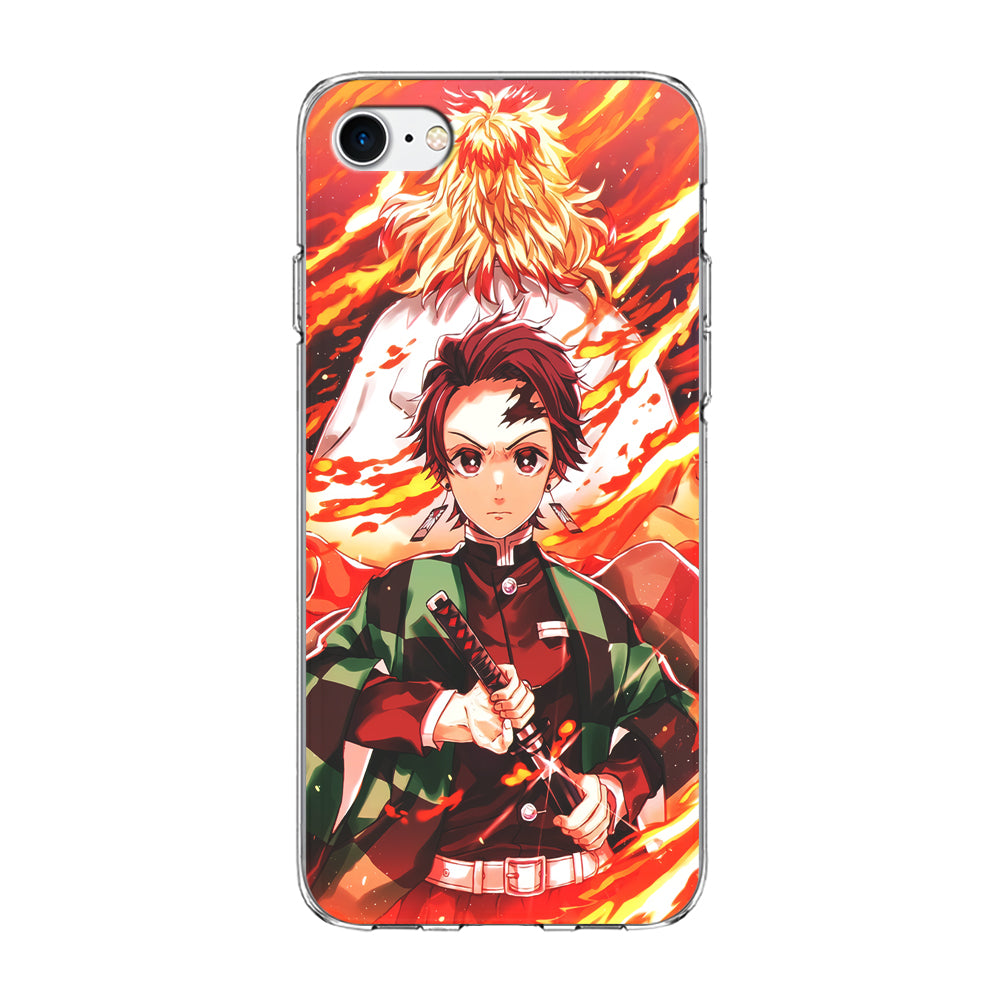 Kimetsu no Yaiba Tanjiro Kamado iPhone SE 3 2022 Case-Phone Case-Clear Soft Case-Altracase