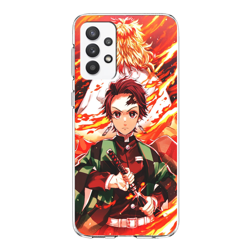 Kimetsu no Yaiba Tanjiro Kamado Samsung Galaxy A32 Case-Phone Case-Clear Soft Case-Altracase
