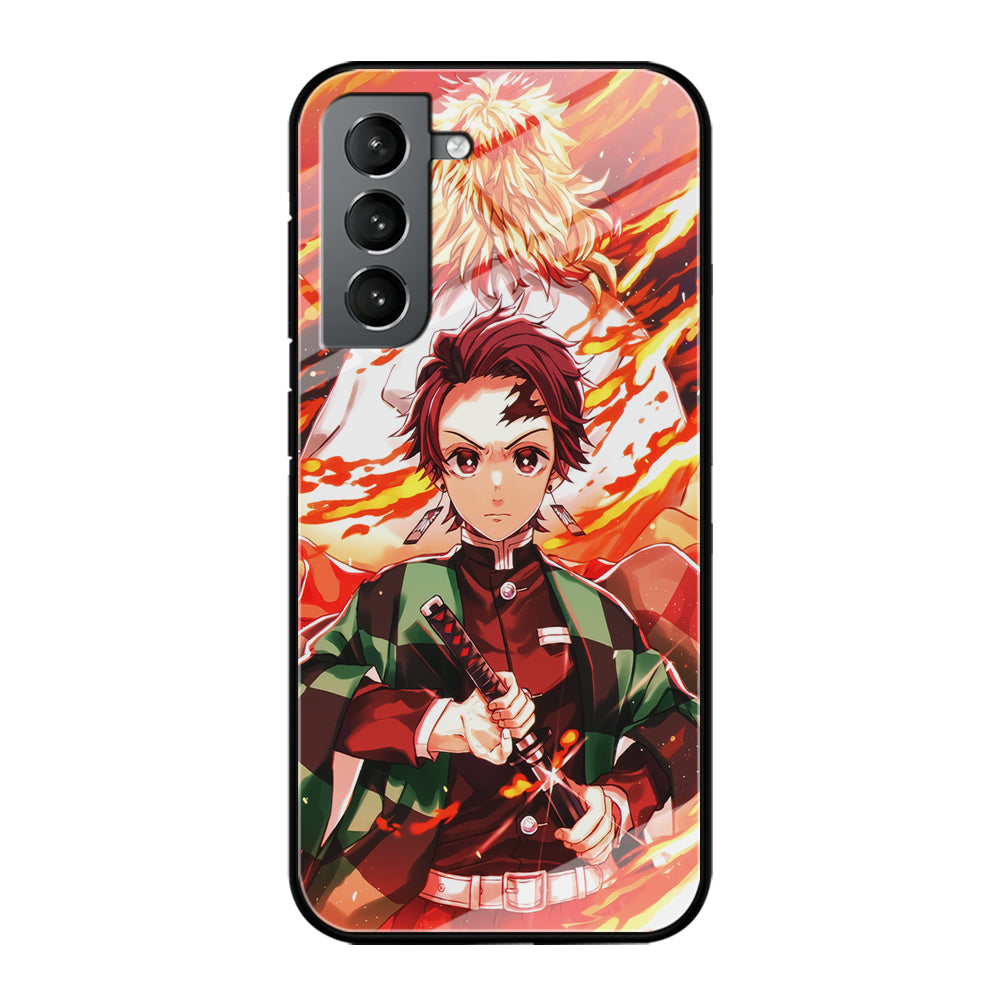 Kimetsu no Yaiba Tanjiro Kamado Samsung Galaxy S24 Case-Phone Case-Tempered Glass Case-Altracase