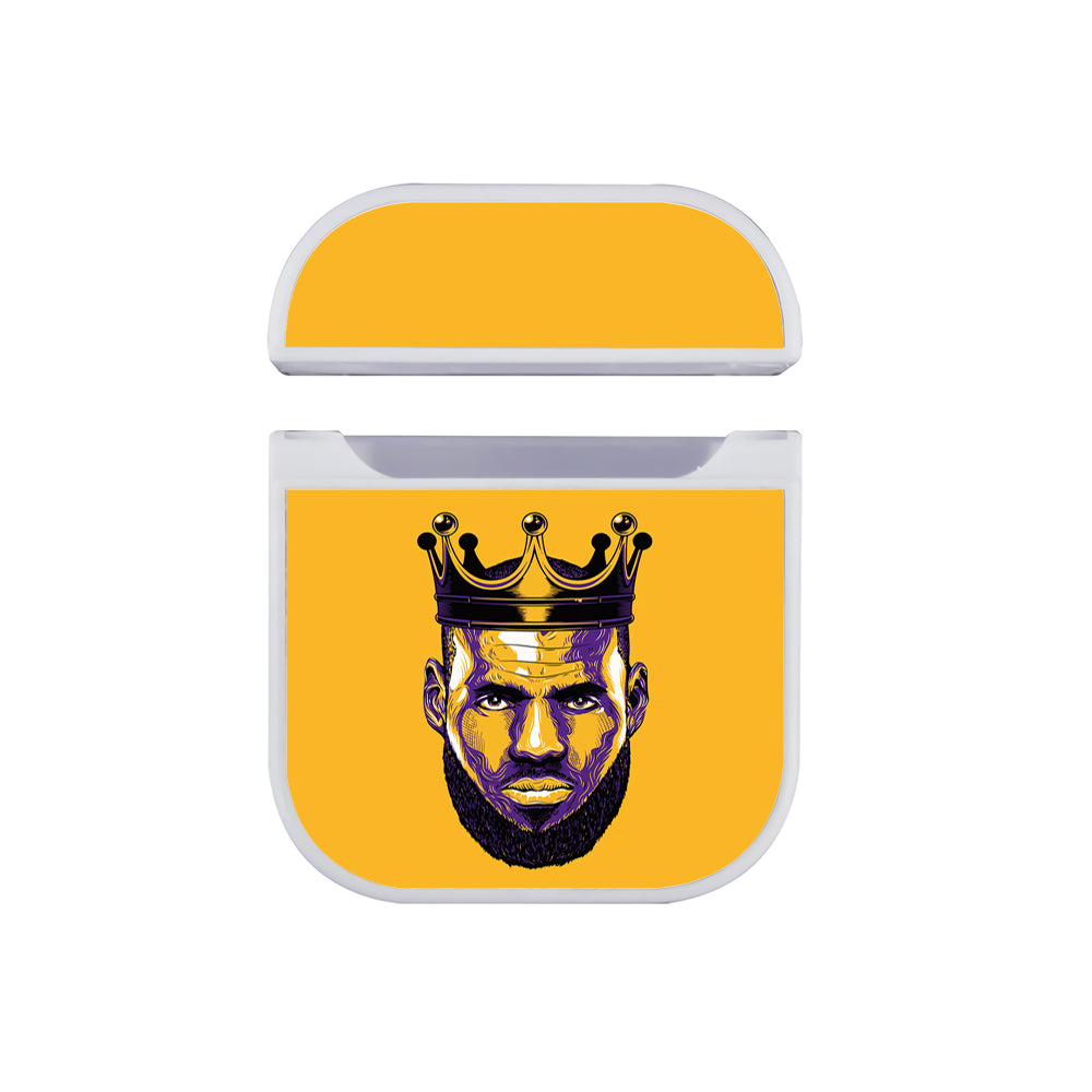 King Lebron James Head Apple AirPods Case-AirPod Case-White-Altracase