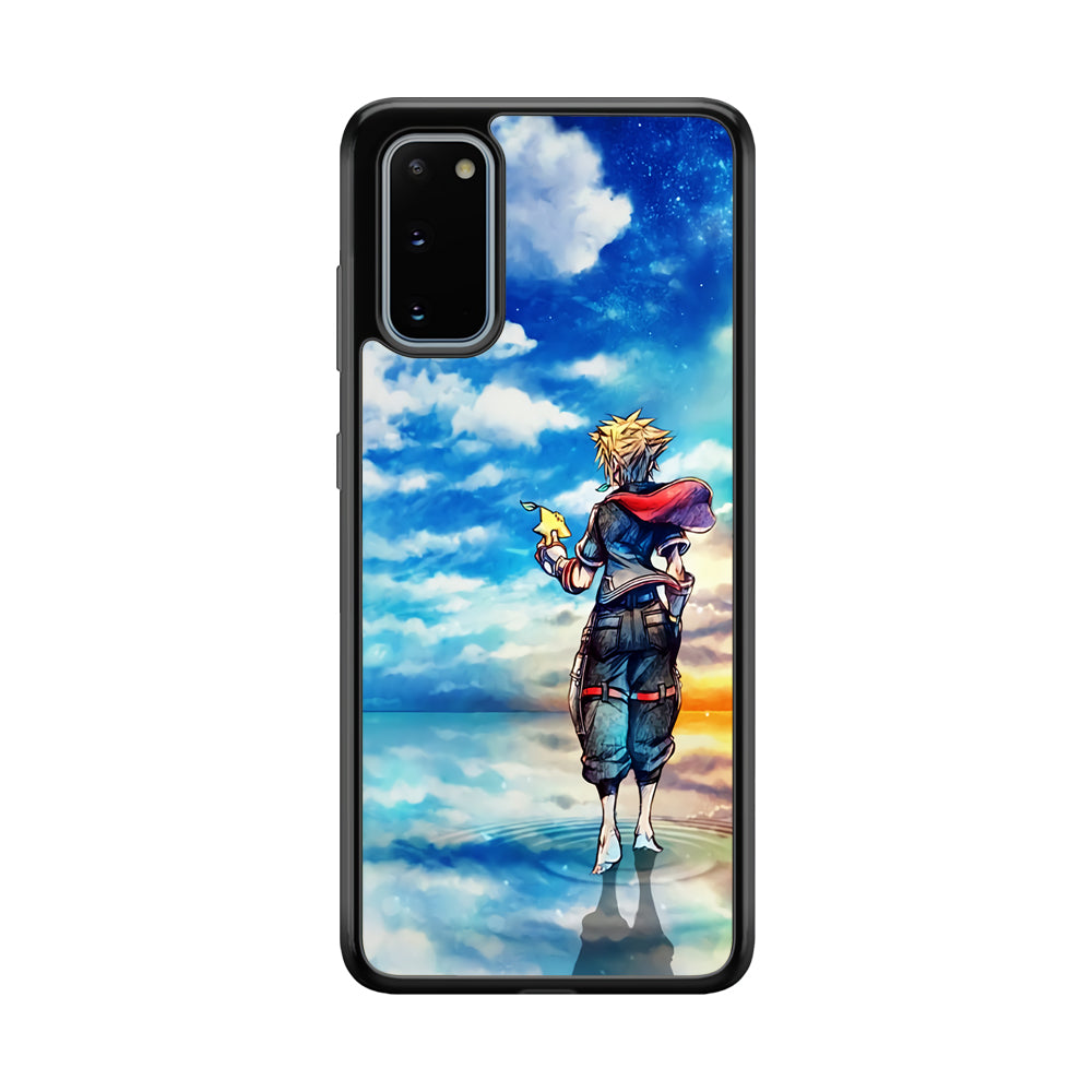 Kingdom Hearts Art Samsung Galaxy S20 Case-Phone Case-Rubber Black (2D Case)-Altracase