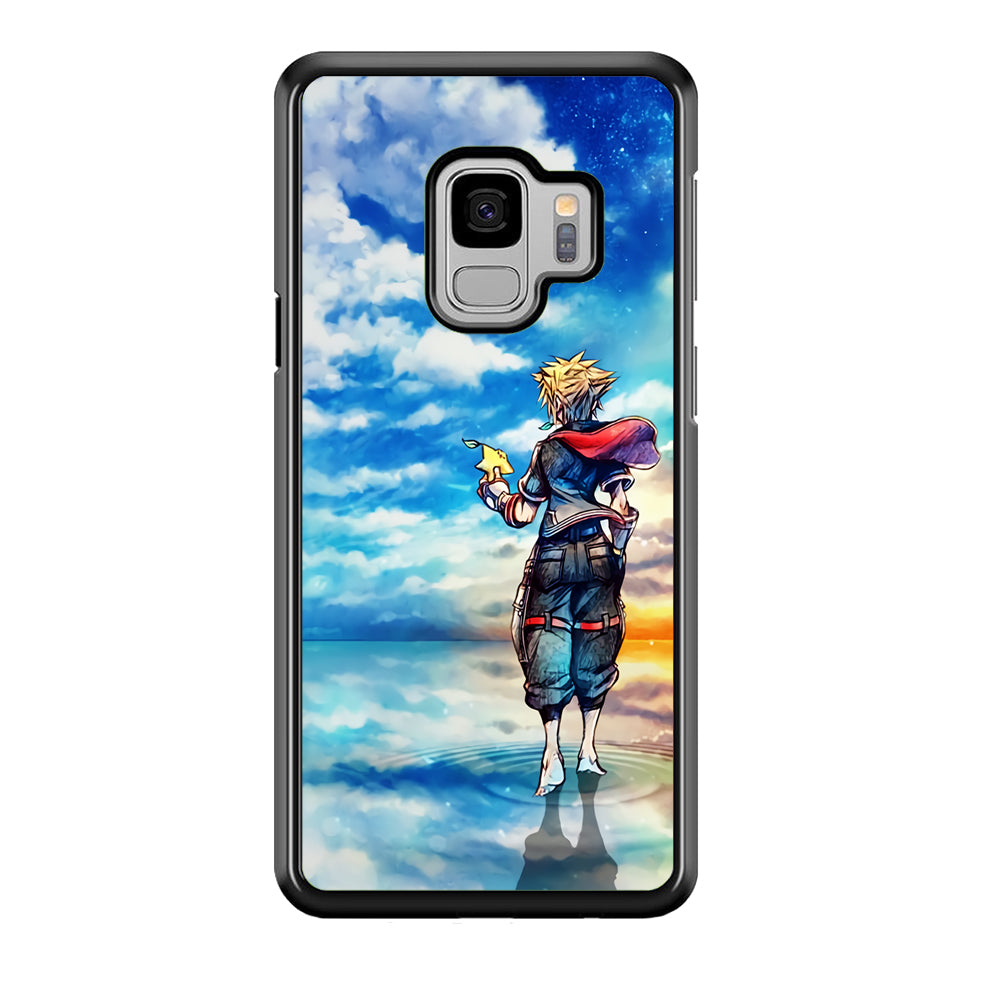 Kingdom Hearts Art Samsung Galaxy S9 Case-Phone Case-Rubber Black (2D Case)-Altracase