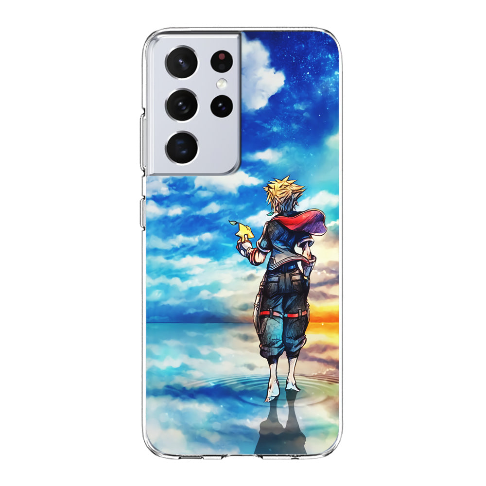 Kingdom Hearts Art Samsung Galaxy S21 Ultra Case-Phone Case-Clear Soft Case-Altracase