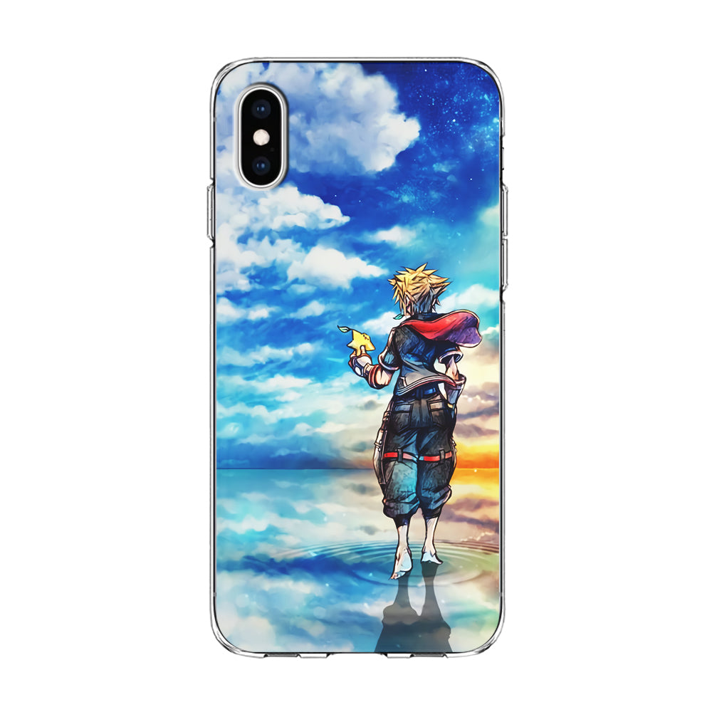 Kingdom Hearts Art iPhone Xs Case-Phone Case-Clear Soft Case-Altracase