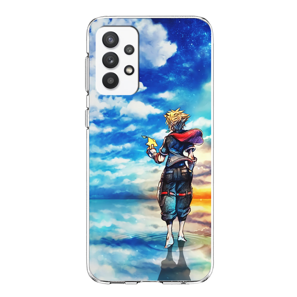 Kingdom Hearts Art Samsung Galaxy A32 Case-Phone Case-Clear Soft Case-Altracase