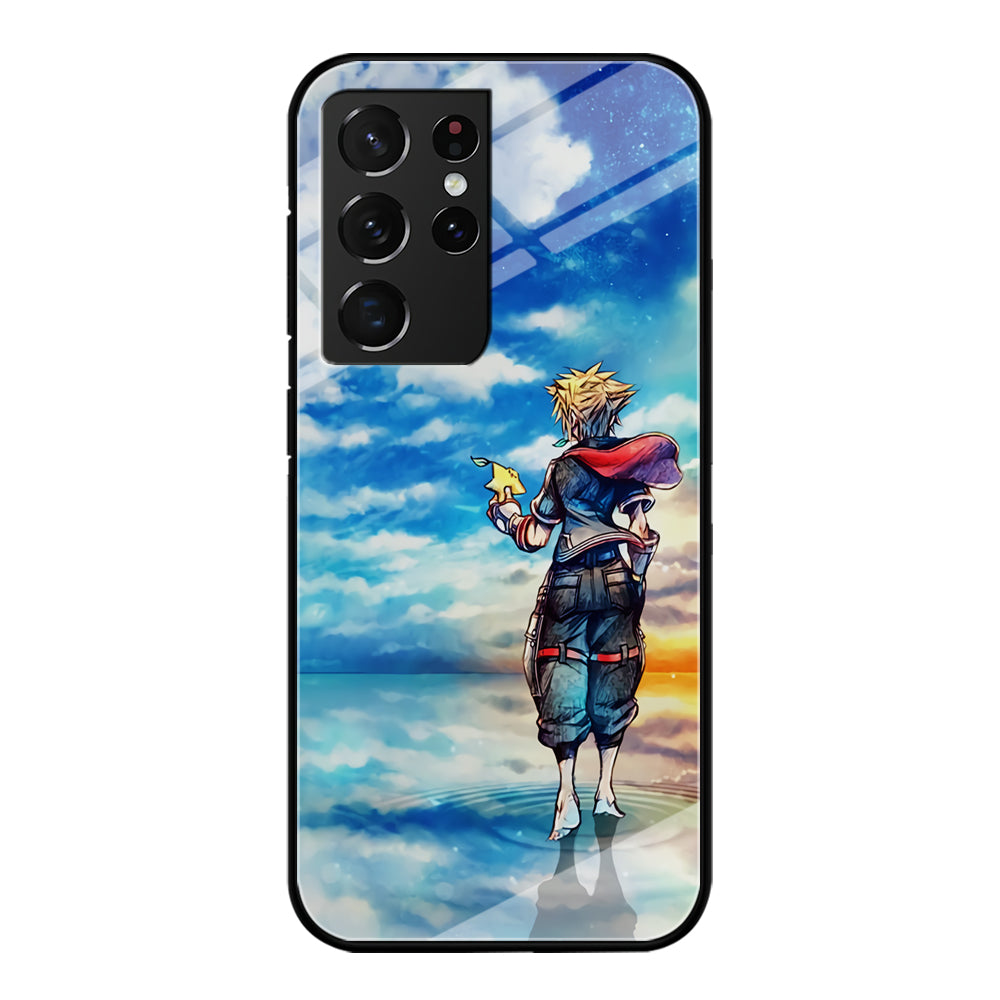 Kingdom Hearts Art Samsung Galaxy S21 Ultra Case-Phone Case-Tempered Glass Case-Altracase