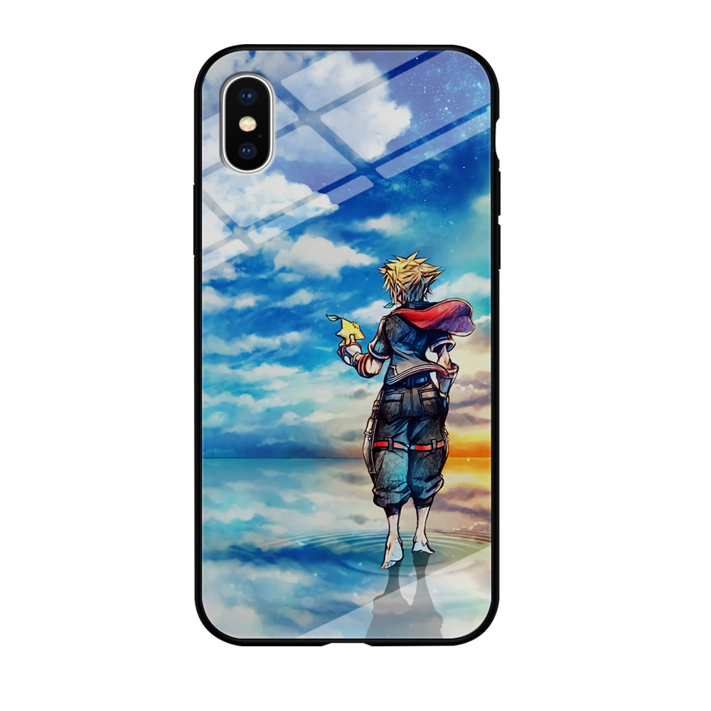 Kingdom Hearts Art iPhone Xs Case-Phone Case-Tempered Glass Case-Altracase