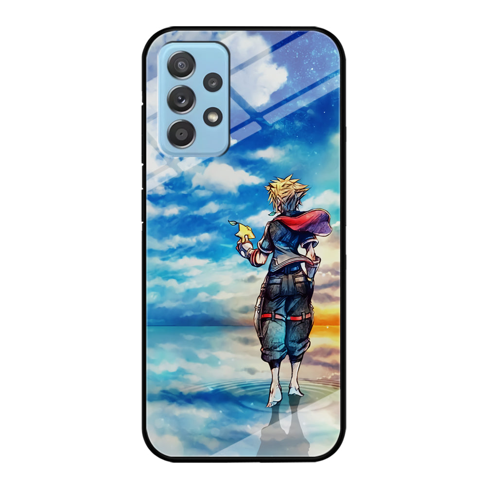 Kingdom Hearts Art Samsung Galaxy A72 Case-Phone Case-Tempered Glass Case-Altracase