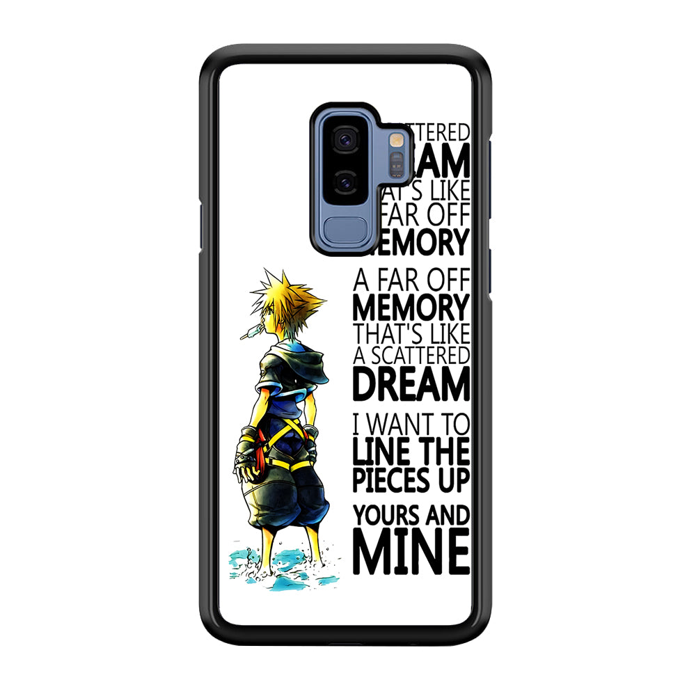 Kingdom Hearts Quote Samsung Galaxy S9 Plus Case-Phone Case-Rubber Black (2D Case)-Altracase