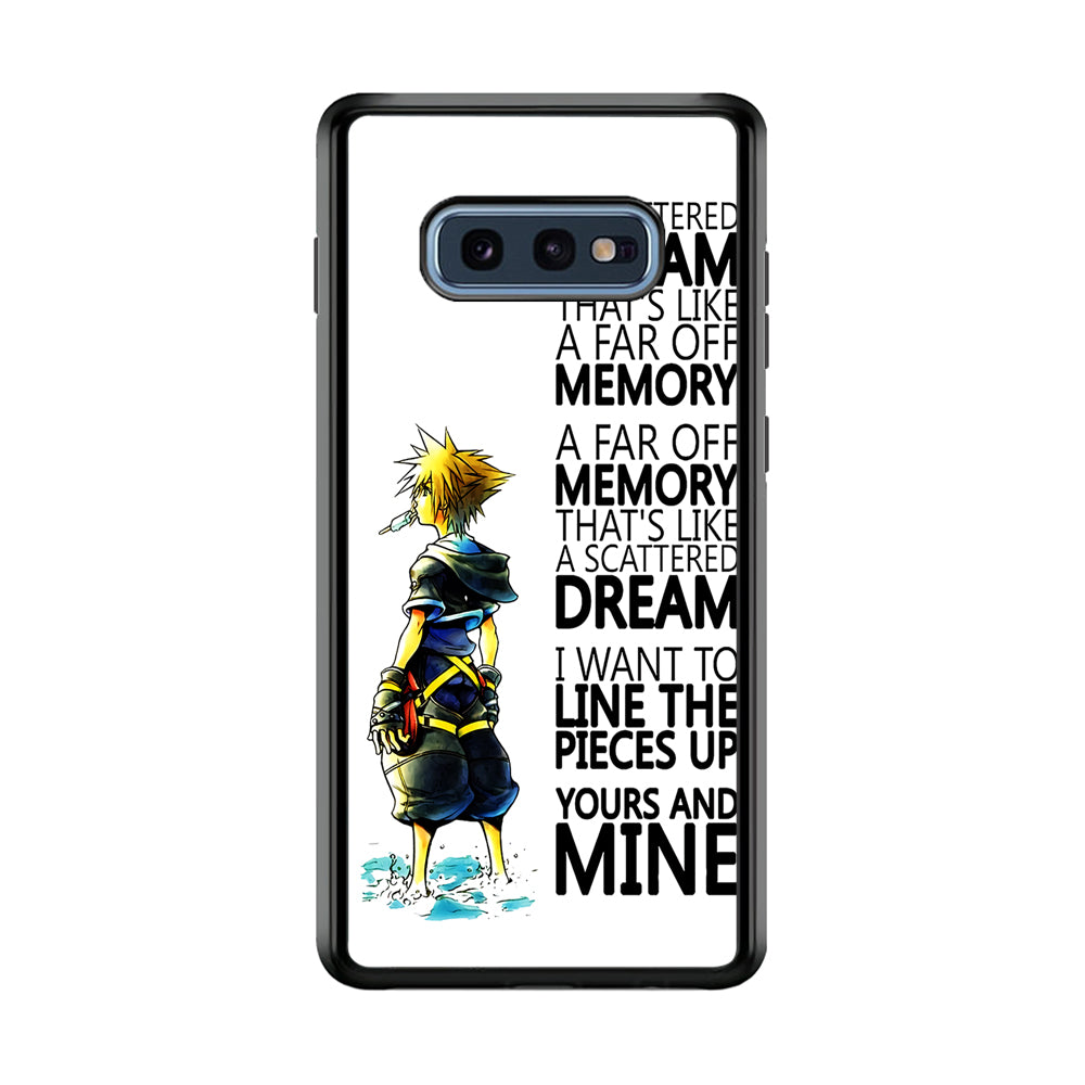 Kingdom Hearts Quote Samsung Galaxy S10E Case-Phone Case-Rubber Black (2D Case)-Altracase