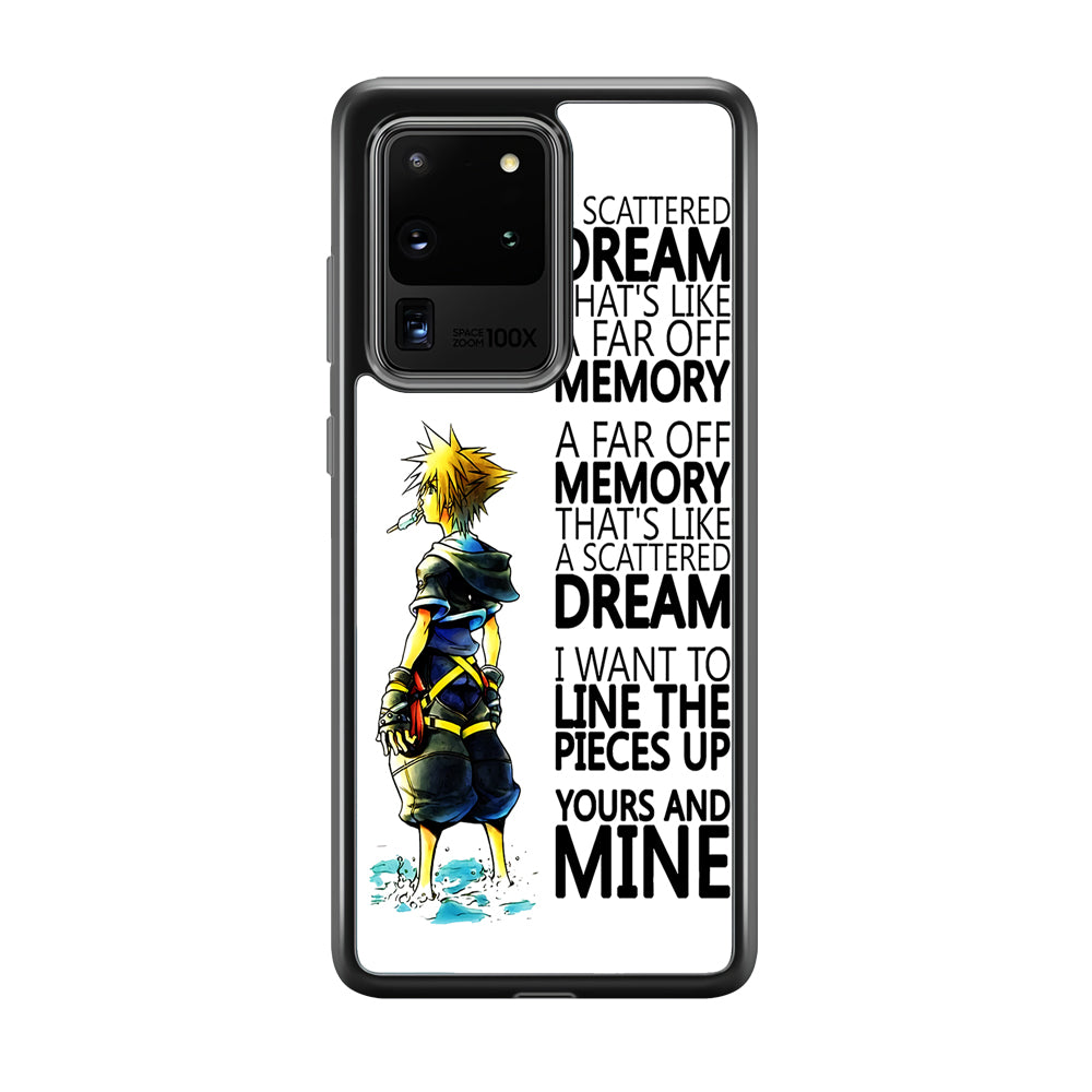 Kingdom Hearts Quote Samsung Galaxy S20 Ultra Case-Phone Case-Rubber Black (2D Case)-Altracase