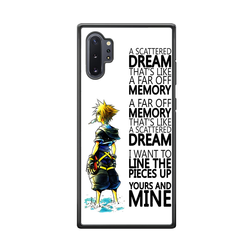 Kingdom Hearts Quote Samsung Galaxy Note 10 Plus Case-Phone Case-Rubber Black (2D Case)-Altracase