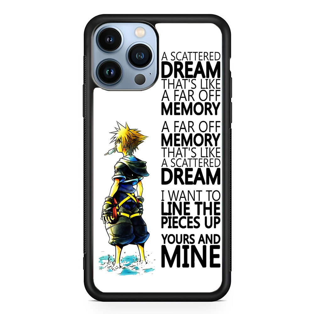 Kingdom Hearts Quote iPhone 15 Pro Max Case-Phone Case-Rubber Black (2D Case)-Altracase