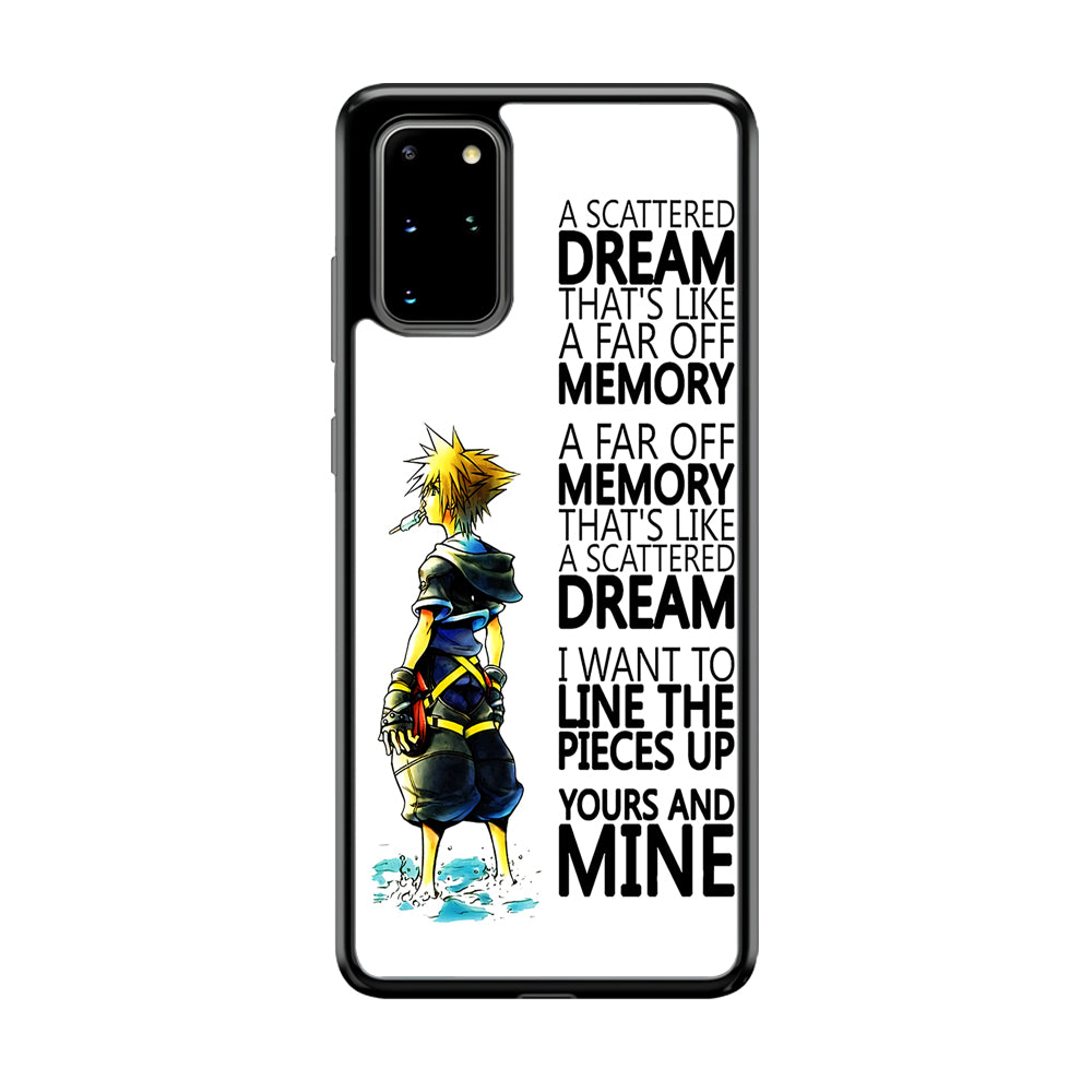 Kingdom Hearts Quote Samsung Galaxy S20 Plus Case-Phone Case-Rubber Black (2D Case)-Altracase