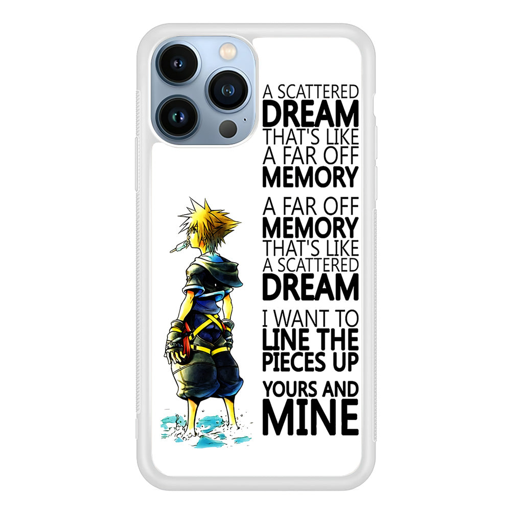 Kingdom Hearts Quote iPhone 15 Pro Max Case-Phone Case-Rubber White (2D Case)-Altracase