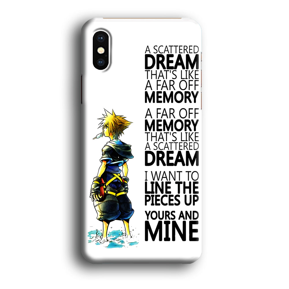 Kingdom Hearts Quote iPhone Xs Case-Phone Case-3D Case-Altracase