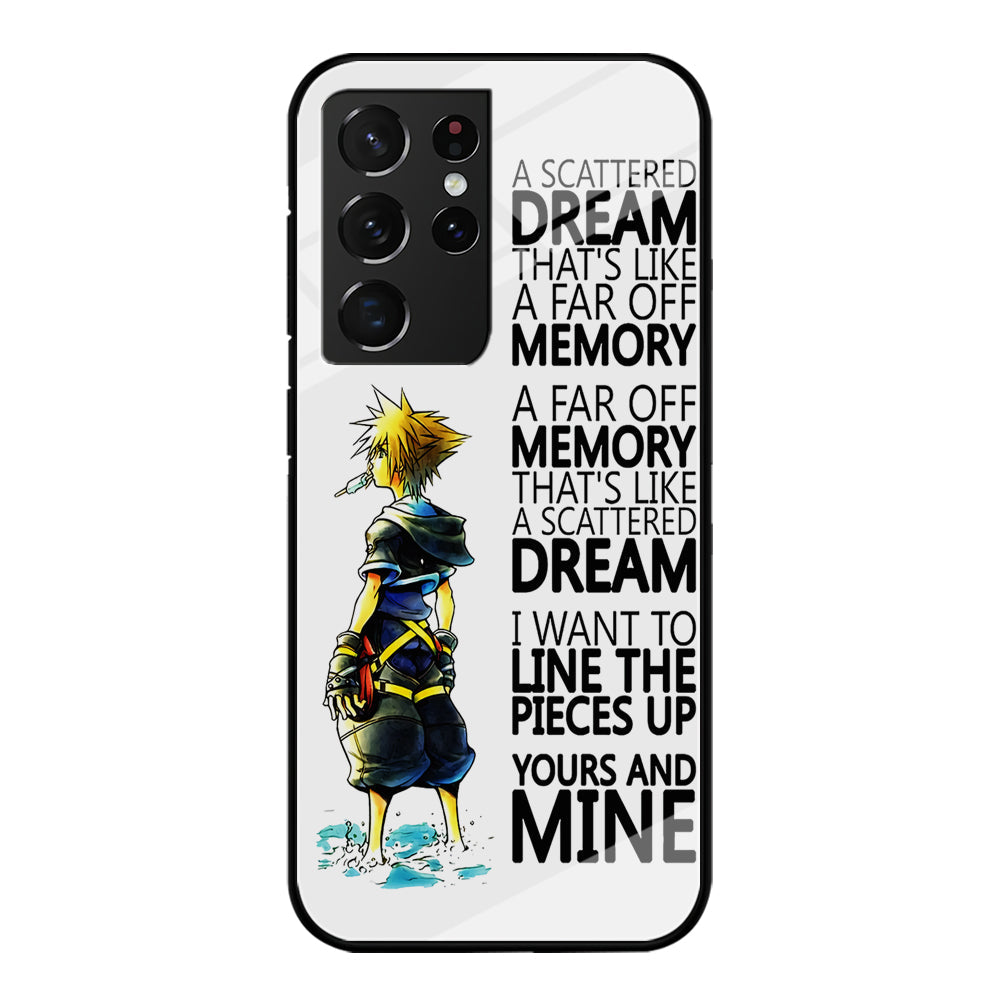 Kingdom Hearts Quote Samsung Galaxy S23 Ultra Case-Phone Case-Tempered Glass Case-Altracase