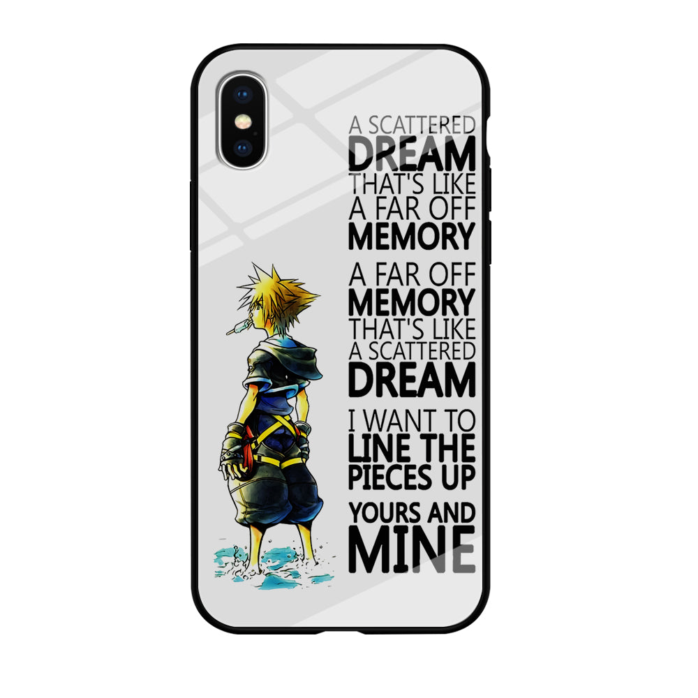 Kingdom Hearts Quote iPhone Xs Case-Phone Case-Tempered Glass Case-Altracase