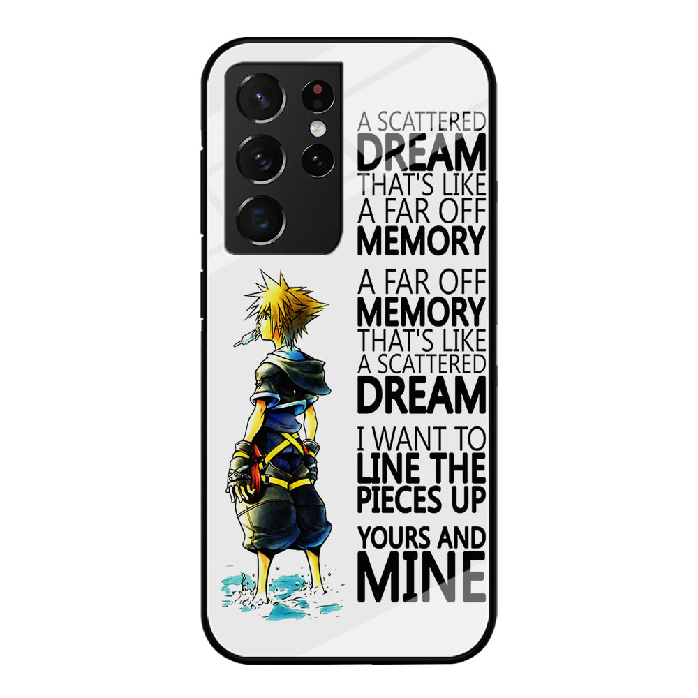 Kingdom Hearts Quote Samsung Galaxy S21 Ultra Case-Phone Case-Tempered Glass Case-Altracase