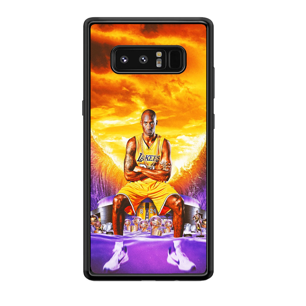 Kobe Bryant Legends Lakers Samsung Galaxy Note 8 Case-Phone Case-Tempered Glass Case-Altracase