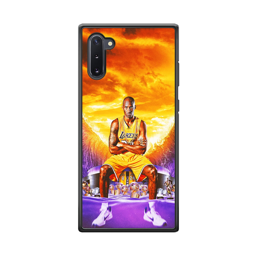 Kobe Bryant Legends Lakers Samsung Galaxy Note 10 Case-Phone Case-Rubber Black (2D Case)-Altracase