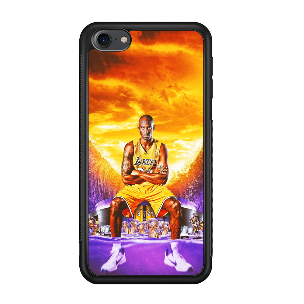 Kobe Bryant Legends Lakers iPod Touch 6 Case-Phone Case-Rubber White (2D Case)-Altracase