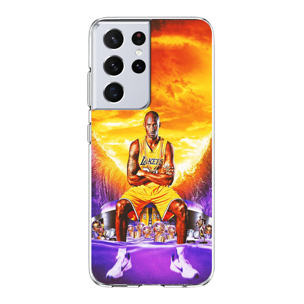 Kobe Bryant Legends Lakers Samsung Galaxy S21 Ultra Case-Phone Case-Clear Soft Case-Altracase