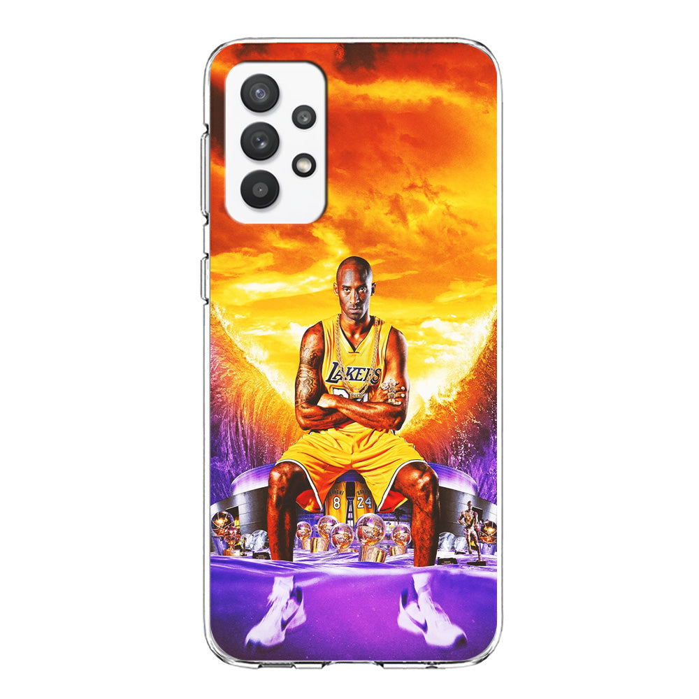 Kobe Bryant Legends Lakers Samsung Galaxy A32 Case-Phone Case-Clear Soft Case-Altracase