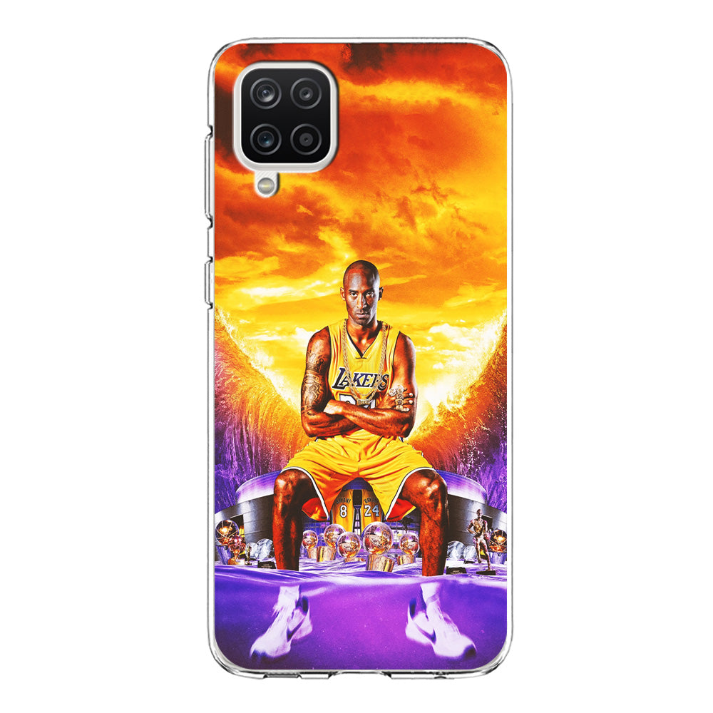 Kobe Bryant Legends Lakers Samsung Galaxy A12 Case-Phone Case-Clear Soft Case-Altracase