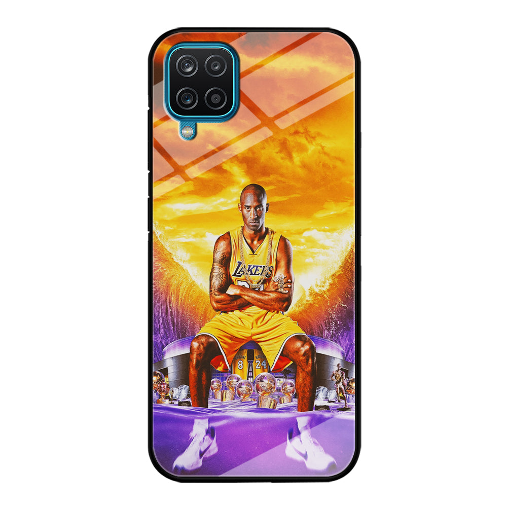 Kobe Bryant Legends Lakers Samsung Galaxy A12 Case-Phone Case-Tempered Glass Case-Altracase
