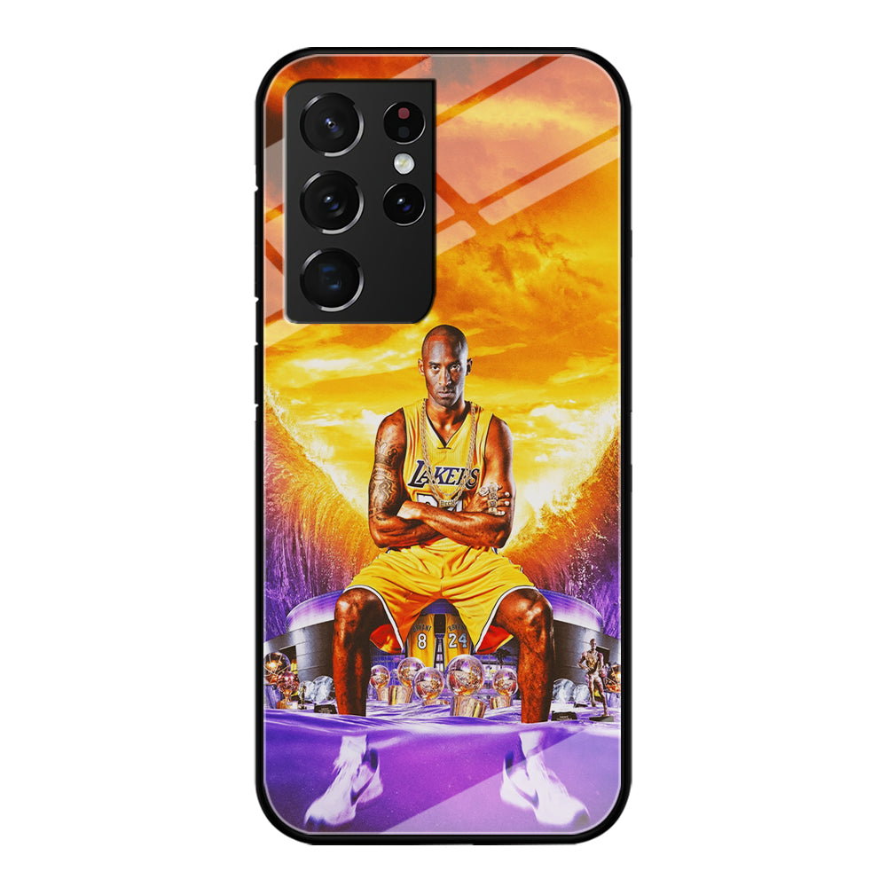 Kobe Bryant Legends Lakers Samsung Galaxy S21 Ultra Case-Phone Case-Tempered Glass Case-Altracase