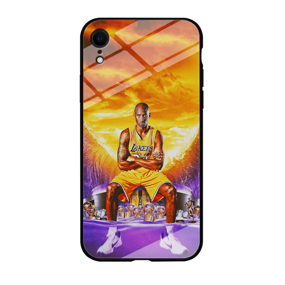 Kobe Bryant Legends Lakers iPhone XR Case-Phone Case-Tempered Glass Case-Altracase