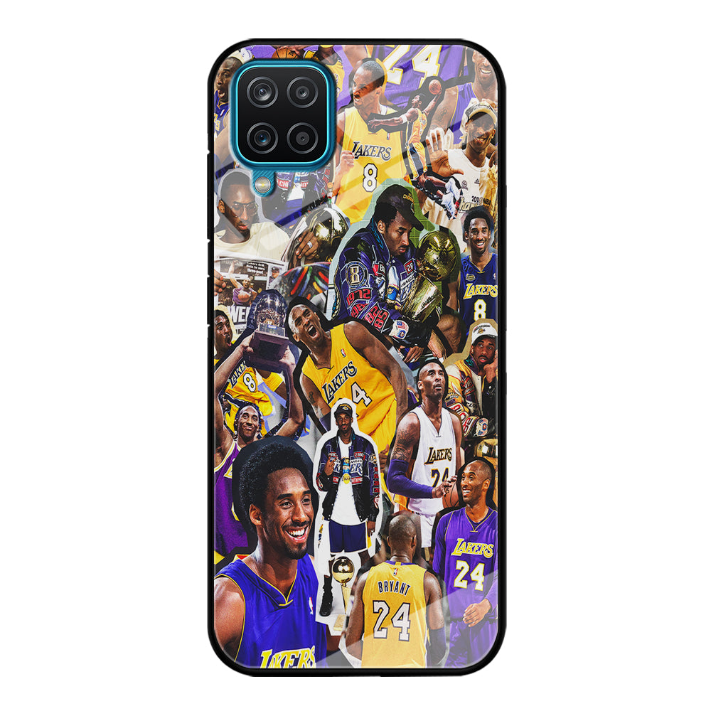 Kobe bryant lakers Collage Samsung Galaxy A12 Case-Phone Case-Tempered Glass Case-Altracase