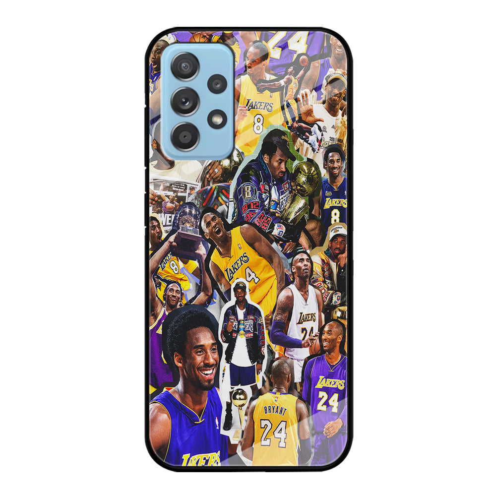 Kobe bryant lakers Collage Samsung Galaxy A72 Case-Phone Case-Tempered Glass Case-Altracase