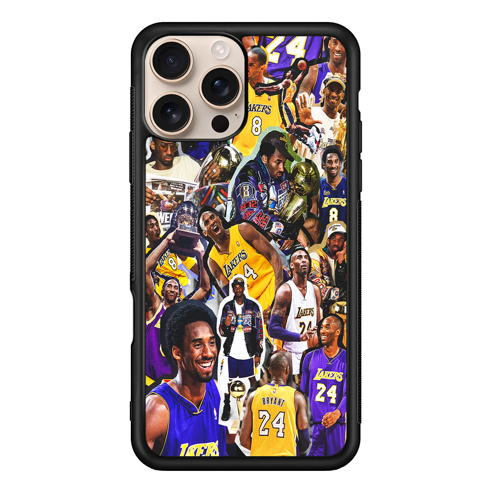 Kobe bryant lakers Collage iPhone 16 Pro Case - Altracase