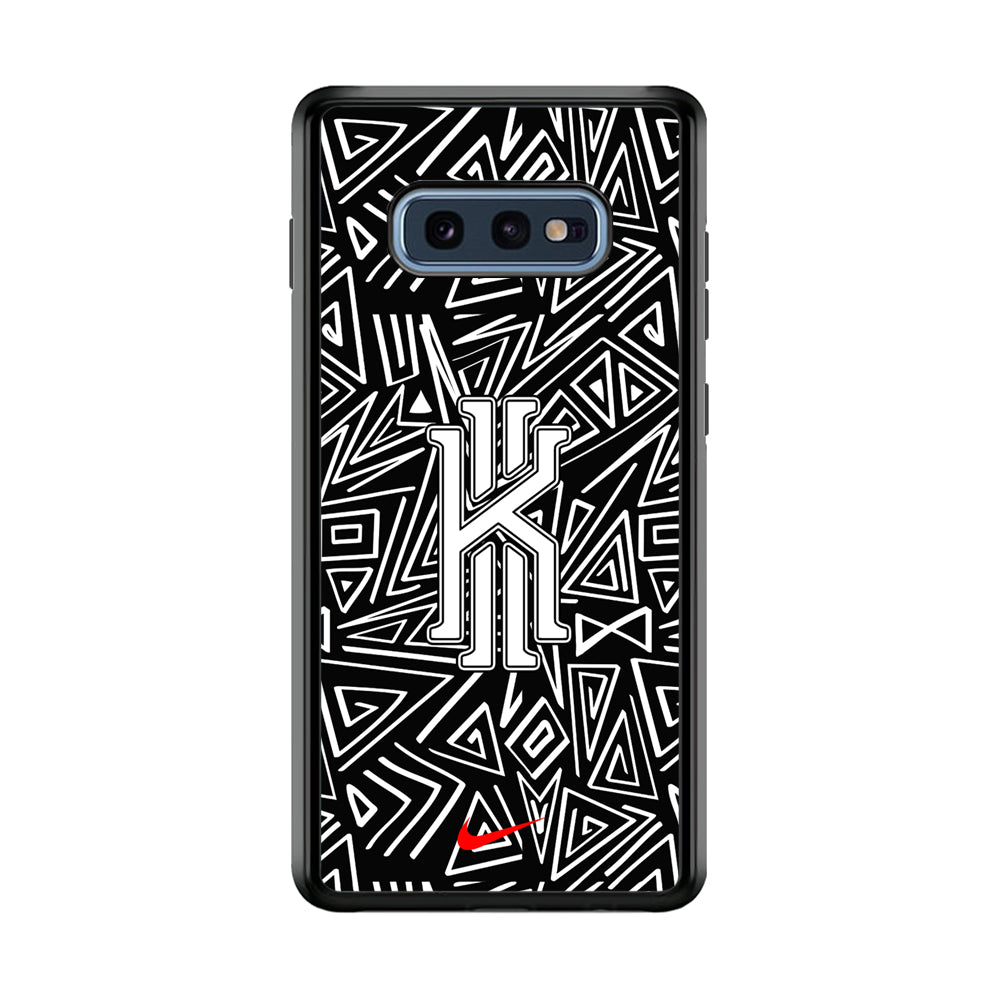 Kyrie Irving Abstract Shapes Samsung Galaxy S10E Case-Mobile Phone Case-Rubber Black (2D Case)-Altracase