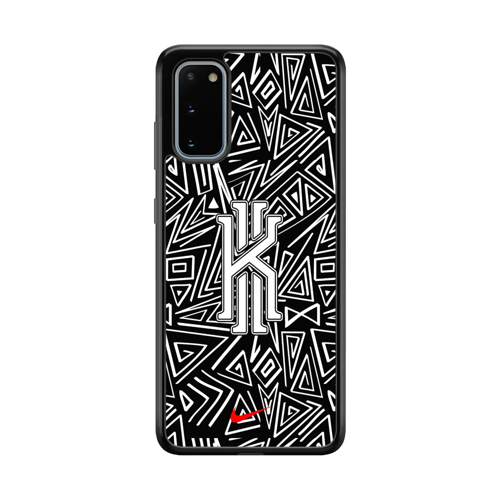 Kyrie Irving Abstract Shapes Samsung Galaxy S20 Case-Mobile Phone Case-Rubber Black (2D Case)-Altracase