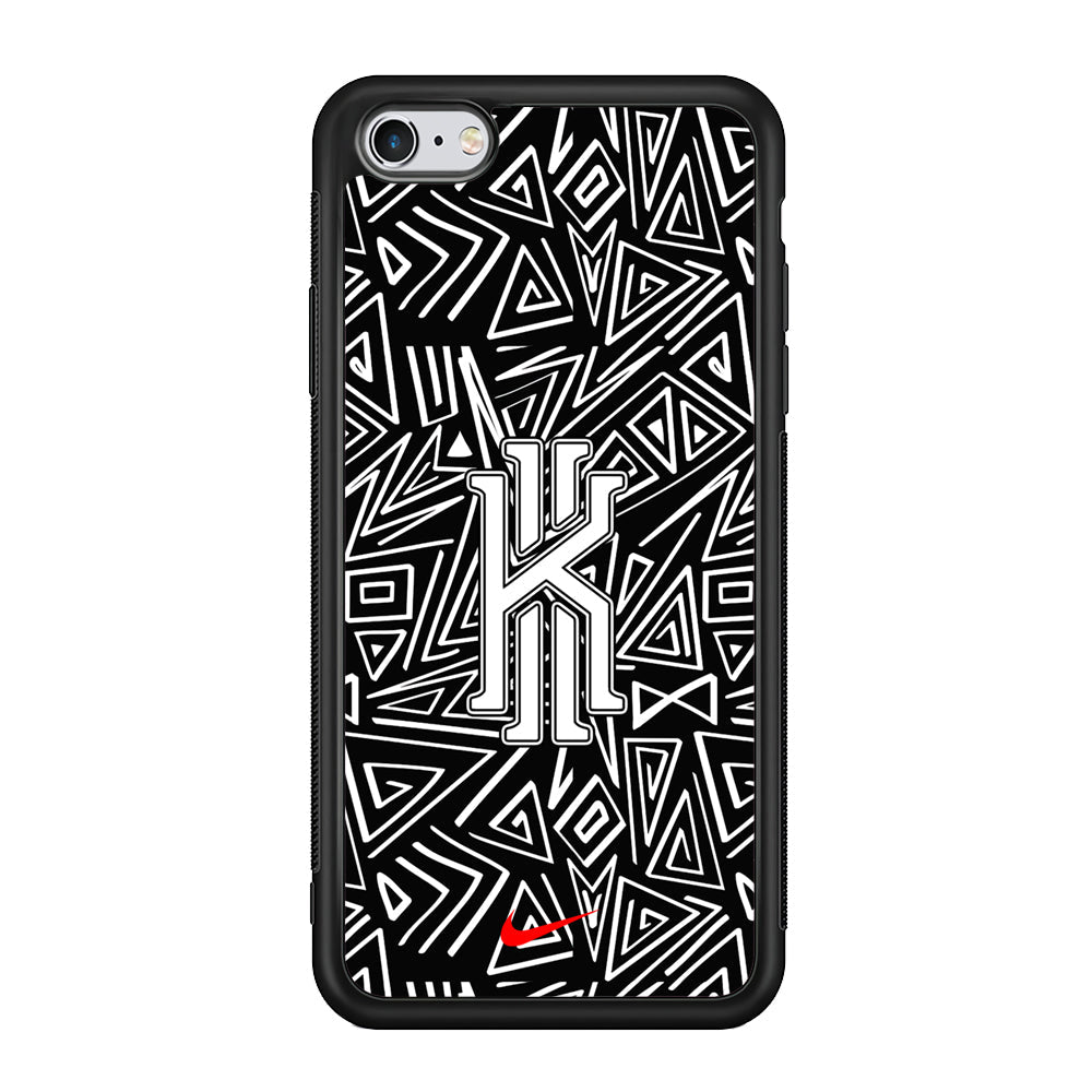 Kyrie Irving Abstract Shapes iPhone 6 | 6s Case-Mobile Phone Case-Rubber Black (2D Case)-Altracase