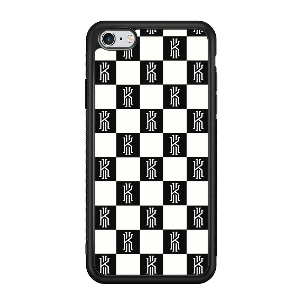 Kyrie Irving Chess Pattern iPhone 6 | 6s Case-Mobile Phone Case-Rubber Black (2D Case)-Altracase