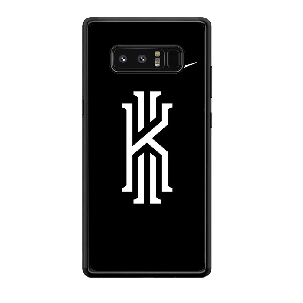 Kyrie Irving Logo 001 Samsung Galaxy Note 8 Case-Mobile Phone Case-Rubber Black (2D Case)-Altracase
