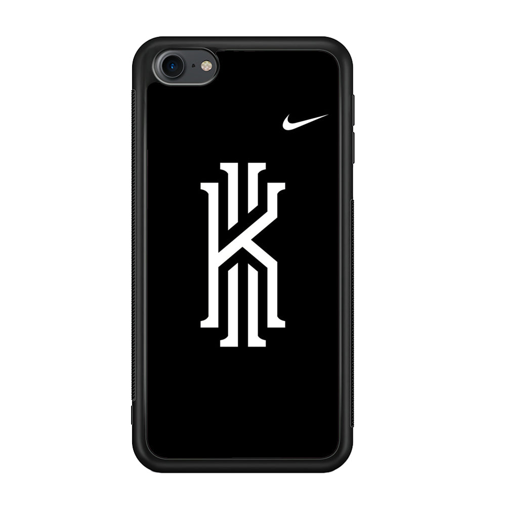 Kyrie Irving Logo 001 iPod Touch 6 Case-Mobile Phone Case-Rubber Black (2D Case)-Altracase
