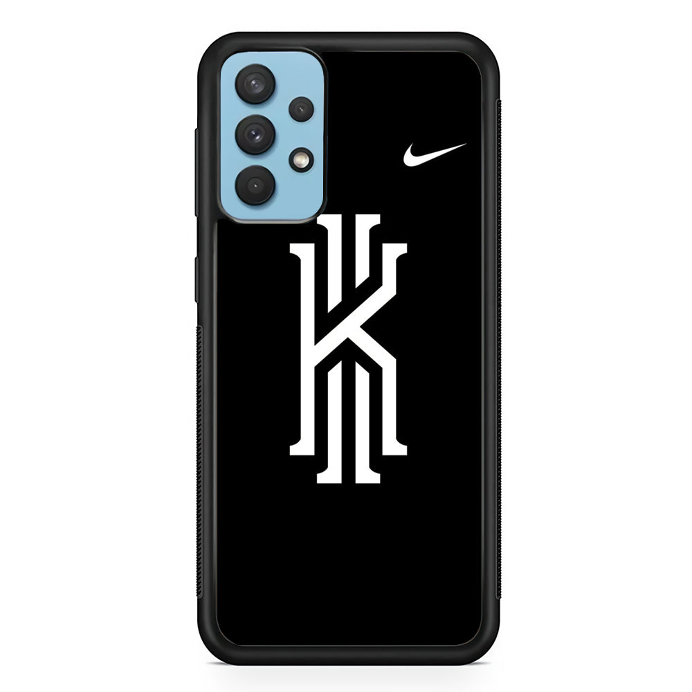 Kyrie Irving Logo 001 Samsung Galaxy A32 Case-Mobile Phone Case-Rubber Black (2D Case)-Altracase