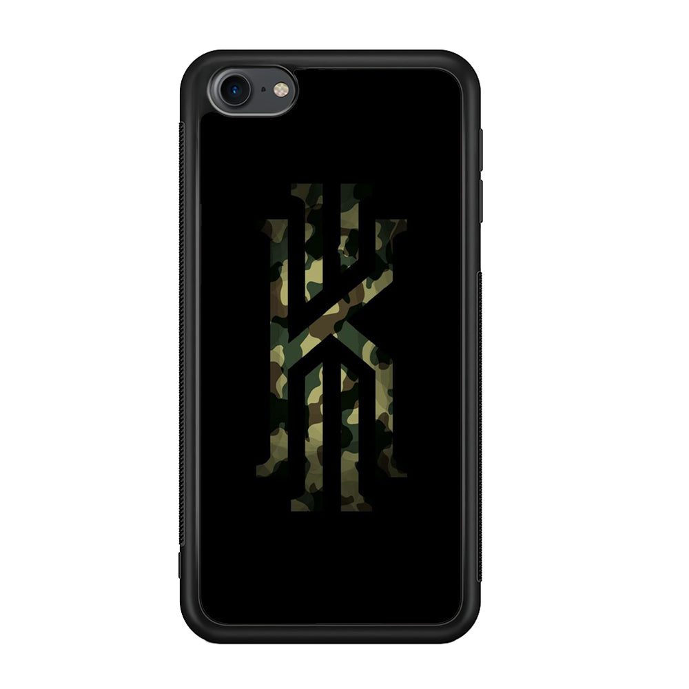 Kyrie Irving Logo 002 iPod Touch 6 Case-Mobile Phone Case-Rubber Black (2D Case)-Altracase