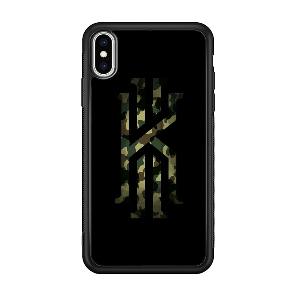 Kyrie Irving Logo 002 iPhone Xs Case-Mobile Phone Case-Rubber Black (2D Case)-Altracase