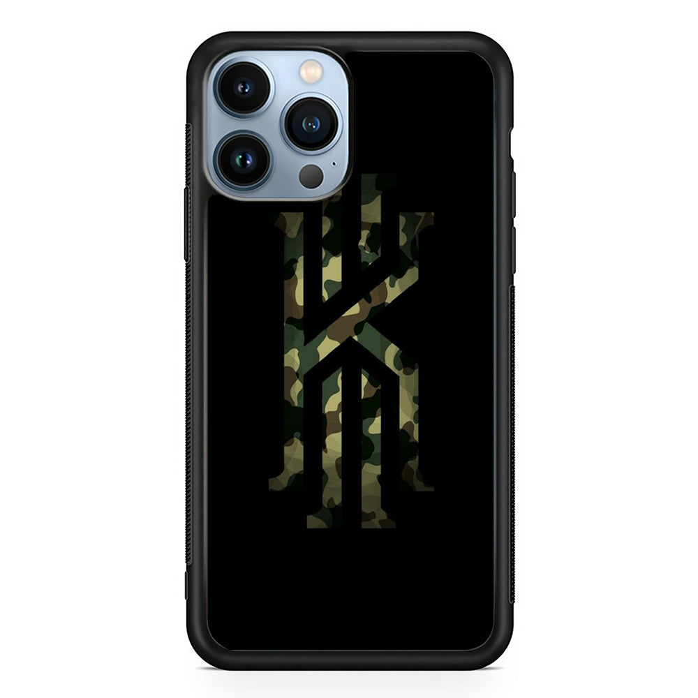 Kyrie Irving Logo 002 iPhone 15 Pro Max Case-Mobile Phone Case-Rubber Black (2D Case)-Altracase