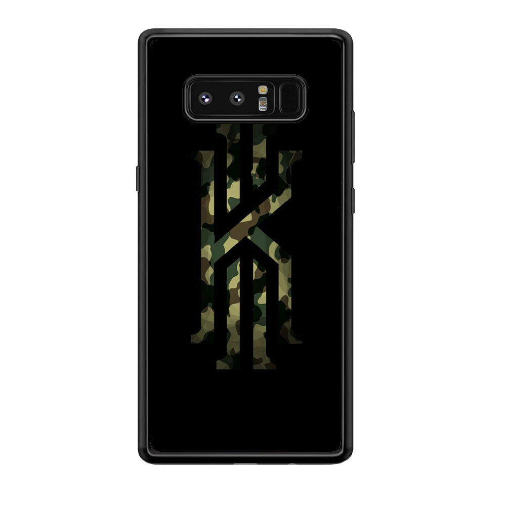 Kyrie Irving Logo 002 Samsung Galaxy Note 8 Case-Mobile Phone Case-Rubber Black (2D Case)-Altracase