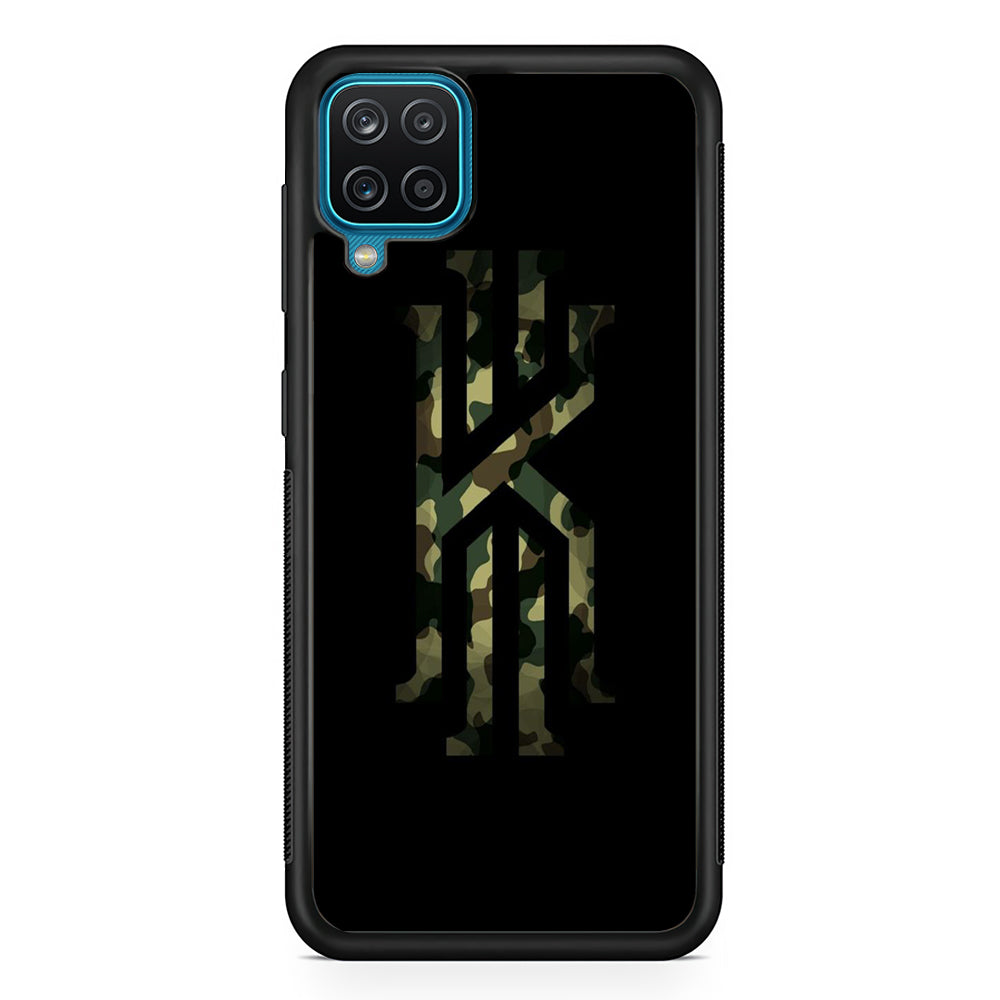 Kyrie Irving Logo 002 Samsung Galaxy A12 Case-Mobile Phone Case-Rubber Black (2D Case)-Altracase