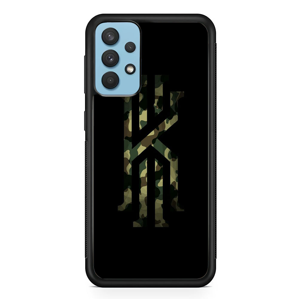 Kyrie Irving Logo 002 Samsung Galaxy A32 Case-Mobile Phone Case-Rubber Black (2D Case)-Altracase