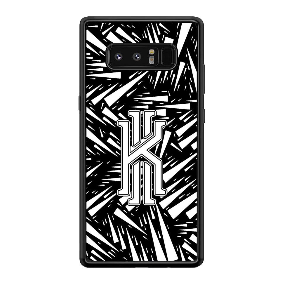 Kyrie Irving Sharpness Glass Samsung Galaxy Note 8 Case-Mobile Phone Case-Rubber Black (2D Case)-Altracase