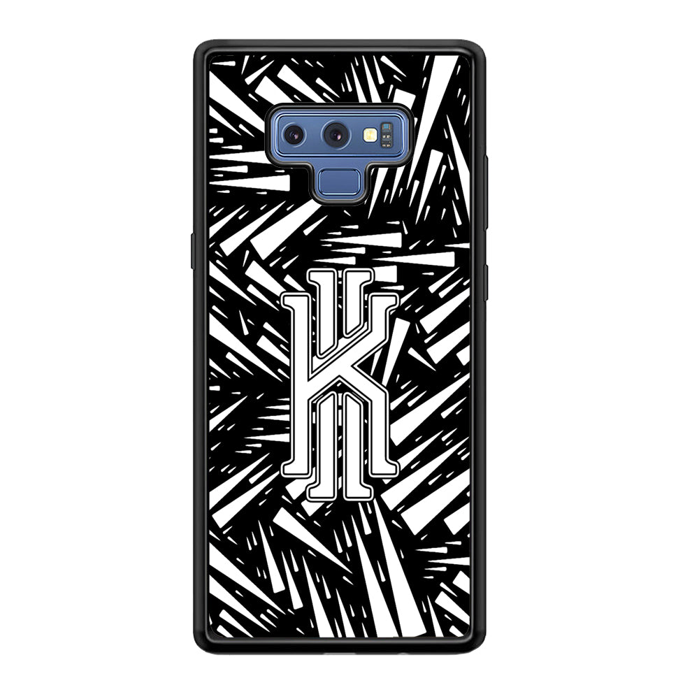 Kyrie Irving Sharpness Glass Samsung Galaxy Note 9 Case-Mobile Phone Case-Rubber Black (2D Case)-Altracase